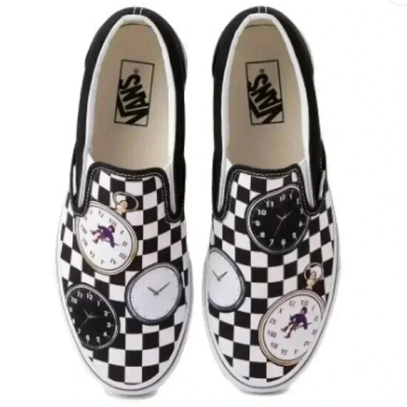 Karl Jacobs x Vans Slip-On Skate Shoe Men's 12 Time Traveler Tales Graphics - Picture 1 of 7